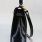 Handmade HZ Bola Black Shiny Ladies Bag