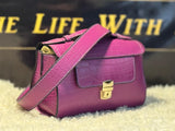 Handmade Pink Croc Ladies Bag