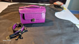 Handmade Pink Croc Ladies Bag