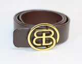 Chestnut Handmade Cow Leather Belt