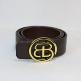 Chestnut Handmade Cow Leather Belt