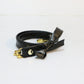 Handmade HZ Bola Black Shiny Ladies Bag