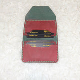 Lomya Hand Made Green Croc Card Holder