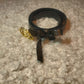 Hand Crafted Black Shiny Belt