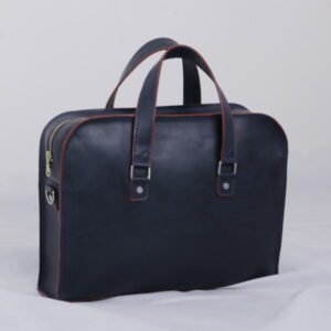 Hzr handmade Navy blue business bag