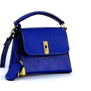 Hzr Handmade blue dott ladies bag